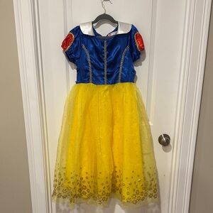 Blue and Yellow Snow White Princess Costume for Kids